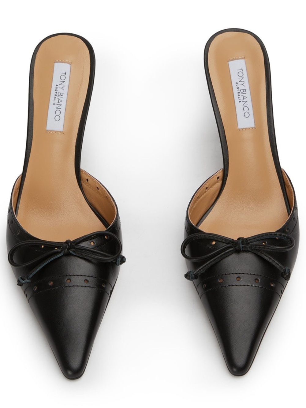 NWT Tony Bianco Scooter Black Como Heels Size 7.5